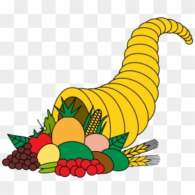 Onlinelabels Clip Art - Cornucopia .png, Transparent Png - cornucopia png