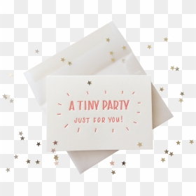Confetti Tiny Party Splash - Greeting Card, HD Png Download - party confetti png