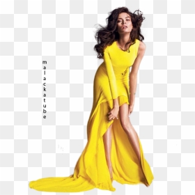 Yellow Model Png, Transparent Png - female model png