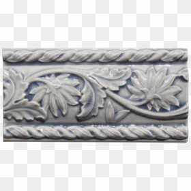 359 Tahitian Border - Relief, HD Png Download - silver border png
