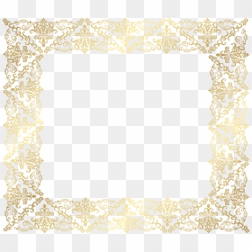 Frame Border Decorative Png Gold Image , Png Download, Transparent Png - decorative png