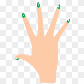 Mão Unhas Desenho Png, Transparent Png - nails png