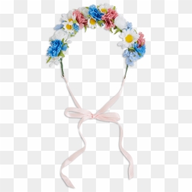 Flower Crown Blue - Rose, HD Png Download - blue flower crown png