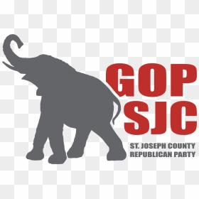 Joseph County Republican Party - Indian Elephant, HD Png Download - republican elephant png