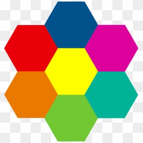 Hexagonal Png Transparent Png , Png Download - Hexagon Flower Png, Png Download - hexagon pattern png