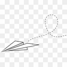 Airplane Paper Plane Clip Art - Paper Airplane Clipart Png, Transparent Png - paper airplane png