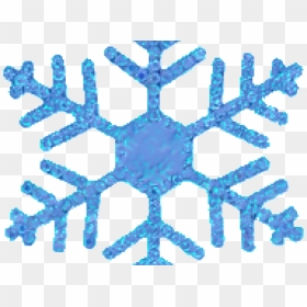 Snowflake Clipart Trail - Geometric Snowflake, HD Png Download - snowflake clipart png