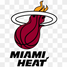 Miami Heat Logo, HD Png Download - nba png