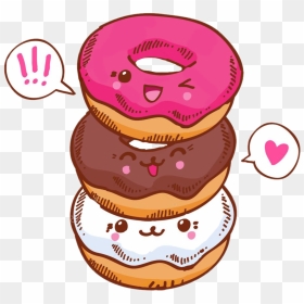 Donuts Paper Drawing Notebook Doodle, HD Png Download - donuts png