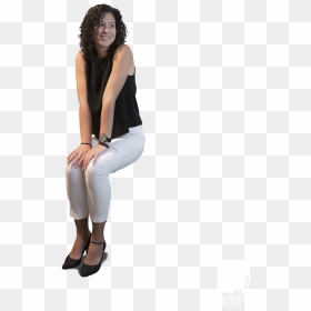 Sitting People Png Free, Transparent Png - female model png