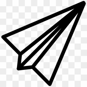 Paper Plane Top View Comments - Paper Airplane Top View Illustration, HD Png Download - paper airplane png