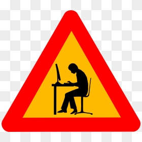 Geek Warning Sign , Png Download - Under Construction Icon Png, Transparent Png - warning sign png