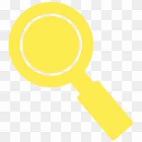 Magnifying Glass Icon Yellow Black, HD Png Download - magnifying glass icon png