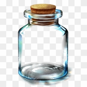 Broken Glass Jar Png, Transparent Png - jar png