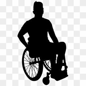 Wheelchair Png - Disabled People Silhouette Png, Transparent Png - wheelchair png