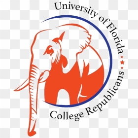 University Of Florida College Republicans - Indian Elephant, HD Png Download - republican elephant png