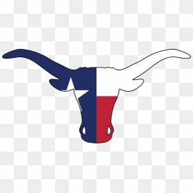 Longhorn-01 - Texas Longhorn, HD Png Download - texas flag png