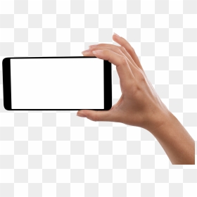 Transparent Hand With Phone Png - Phone Hand Cut Out, Png Download - smart phone png