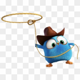 Angry Bird Blue With Lasso - Lasso Transparent, HD Png Download - lasso png