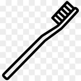 Toothbrush - Outline Toothbrush Clipart, HD Png Download - vhv