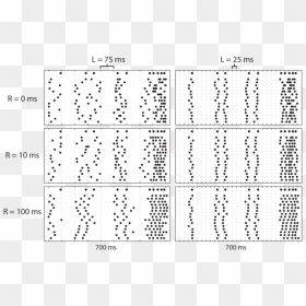The Top Horizontal Line Of Dots For Each Subfigure - Monochrome, HD Png Download - horizontal line png