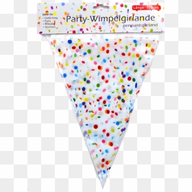 Party Pennant Garland - Confetti, HD Png Download - party confetti png