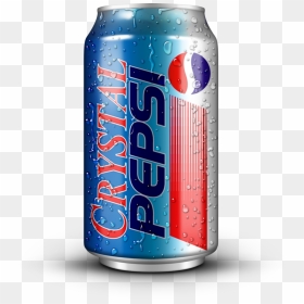 Transparent Crystal Pepsi Png - Crystal Pepsi Transparent Png, Png Download - pepsi can png