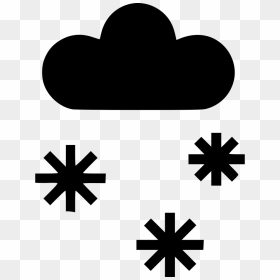 Snowing - Snow Weather Symbol Png, Transparent Png - snowing png