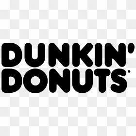 Dunkin - Dunkin Donuts Logo White, HD Png Download - donuts png