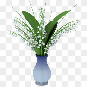 May Lily In Vase Png Clipart Picture - Vase Plant Png 3d, Transparent Png - lily png