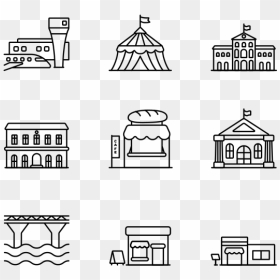 Icon, HD Png Download - house outline png