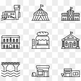 Icon, HD Png Download - house outline png