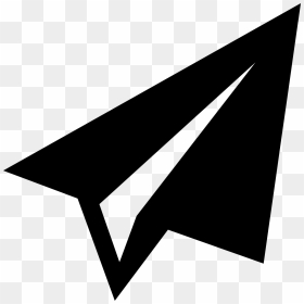 Paper Plane - Paper Airplane Silhouette Png, Transparent Png - paper airplane png