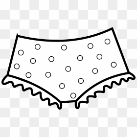 Dotted Panties Clip Arts - Panties Clip Art, HD Png Download - panties png