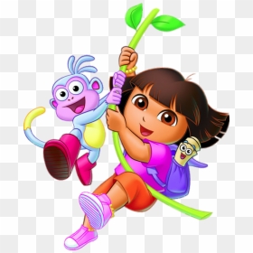 Dora And Diego Clipart, HD Png Download - jungle png