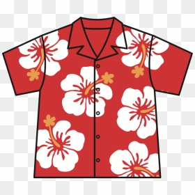 Hibiscus,hawaiian Hibiscus,clothing - Clip Art Hawaiian Shirt, HD Png Download - hawaii png