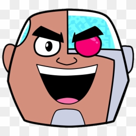 Teen Titans Go Cyborg Face, HD Png Download - cyborg png