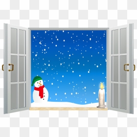 Window, HD Png Download - snowing png