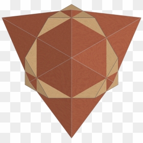 Dual Compound Truncated 4 From Hexagon - Origami, HD Png Download - hexagon pattern png