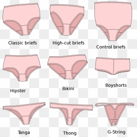 Women's Underwear Shapes, HD Png Download - panties png
