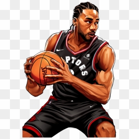 Profile Art Kawhi Leonard - Kawhi Leonard Raptors Png, Transparent Png - nba png