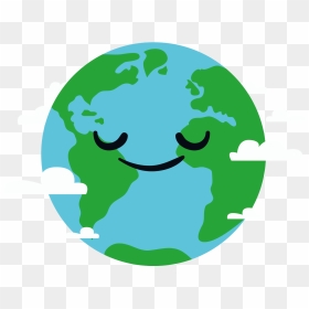 Earth T Shirt Vector Blue Earth Smiling Face 1500 - Cartoon Earth With Face, HD Png Download - peace png