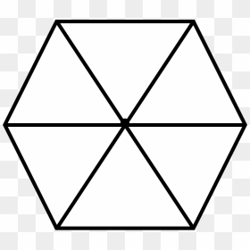 13 - Triangle Hexagon, HD Png Download - hexagon pattern png