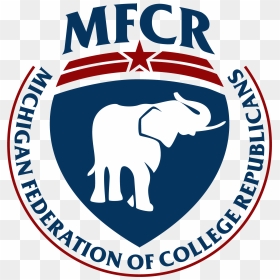 Michigan Federation Of College Republicans, HD Png Download - republican elephant png