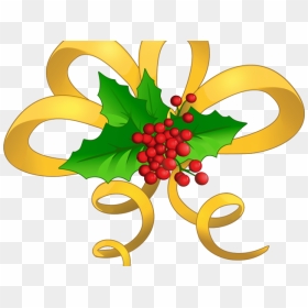 Transparent Christmas Ribbon Clipart - Christmas Bells Clipart Png, Png Download - yellow ribbon png