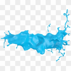 Blue Paint Splash Png Download - Blue Paint Splash Png, Transparent Png - ink splash png