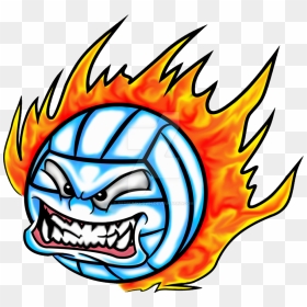 Transparent Fire Flames Png - Fire Ball With Volleyball, Png Download - fire flames png