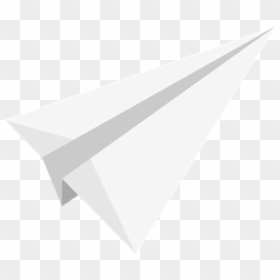 White Paper Plane Png Image - เครื่องบิน กระดาษ พับ Png, Transparent Png - paper airplane png