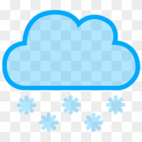 Snow Cloud Clipart Transparent Background - Cloud Snowing Png, Png Download - snowing png
