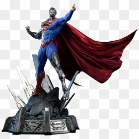 Cyborg Superman 1/3 Scale Statue - Cyborg Superman Prime Studio, HD Png Download - cyborg png